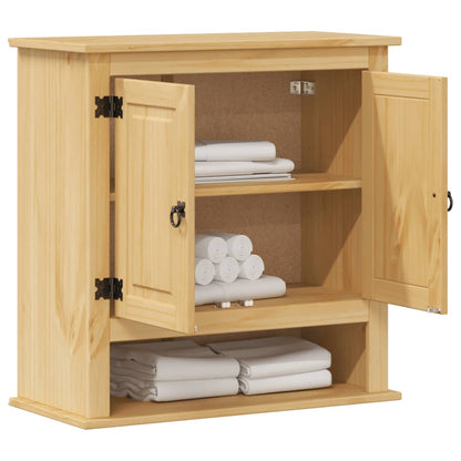 Koupelnová Nástěnná Skříňka Corona 70X33X71,5 Cm Masiv Borovice Dub Sonoma