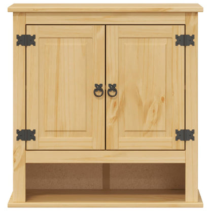 Koupelnová Nástěnná Skříňka Corona 70X33X71,5 Cm Masiv Borovice Dub Sonoma