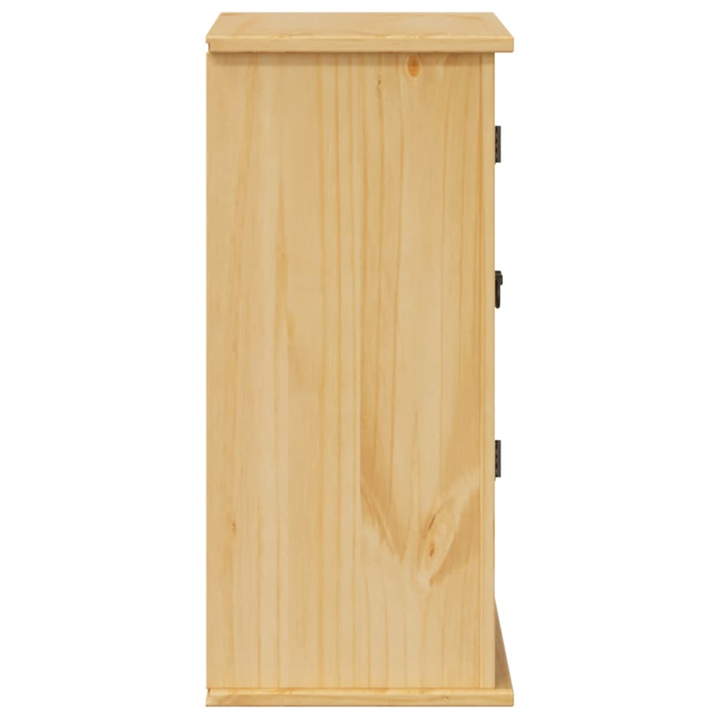 Koupelnová Nástěnná Skříňka Corona 70X33X71,5 Cm Masiv Borovice Dub Sonoma