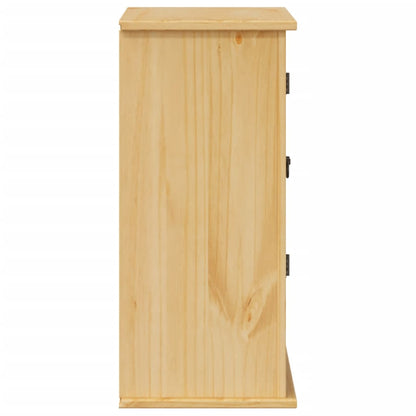 Koupelnová Nástěnná Skříňka Corona 70X33X71,5 Cm Masiv Borovice Dub Sonoma