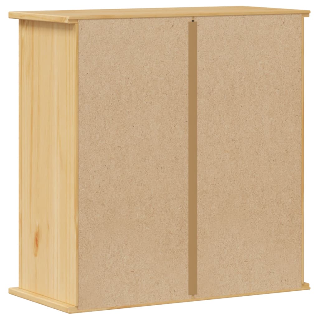 Koupelnová Nástěnná Skříňka Corona 70X33X71,5 Cm Masiv Borovice Dub Sonoma
