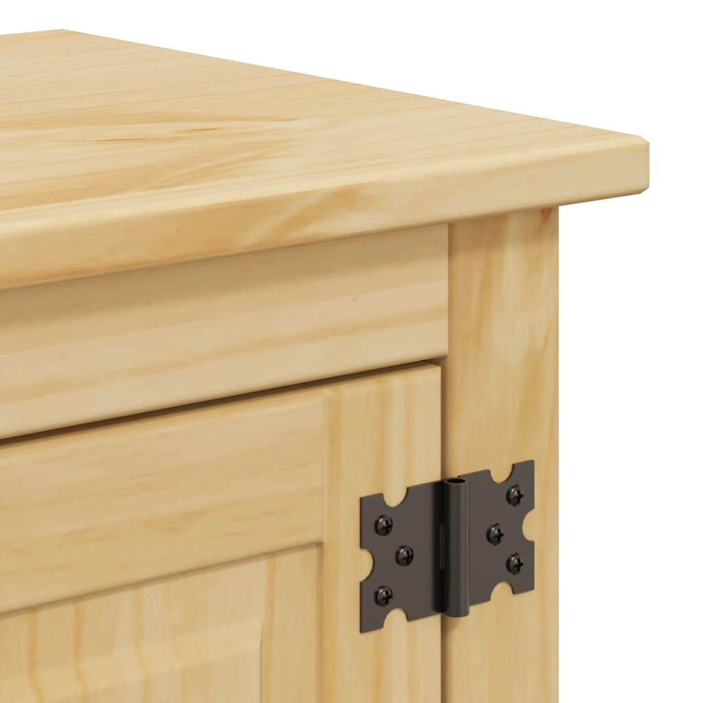 Koupelnová Nástěnná Skříňka Corona 70X33X71,5 Cm Masiv Borovice Dub Sonoma