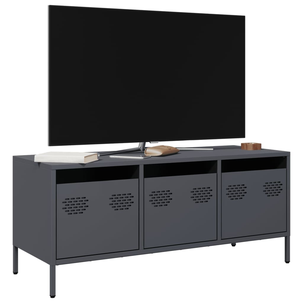 Tv Skříňka 68 X 39 X 43,5 Cm Ocel Válcovaná Za Studena