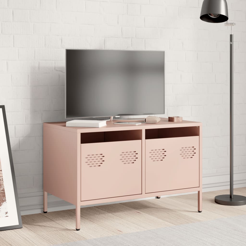 Tv Skříňka 68 X 39 X 43,5 Cm Ocel Válcovaná Za Studena