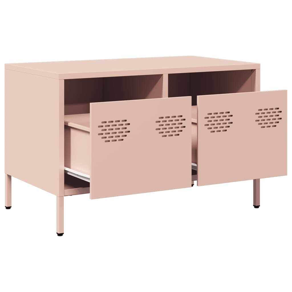 Tv Skříňka 68 X 39 X 43,5 Cm Ocel Válcovaná Za Studena