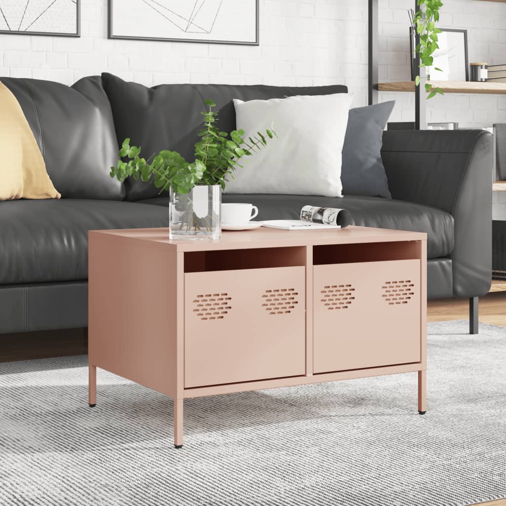 Tv Skříňka 68 X 50 X 43,5 Cm Ocel Válcovaná Za Studena