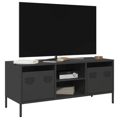 Tv Skříňka Hořčicově Žlutá 101,5 X 39 X 43,5 Cm Ocel