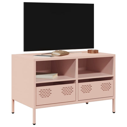 Tv Skříňka Černá 68 X 39 X 43,5 Cm Ocel Válcovaná Za Studena