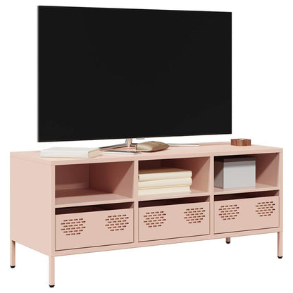 Tv Skříňka Černá 68 X 39 X 43,5 Cm Ocel Válcovaná Za Studena