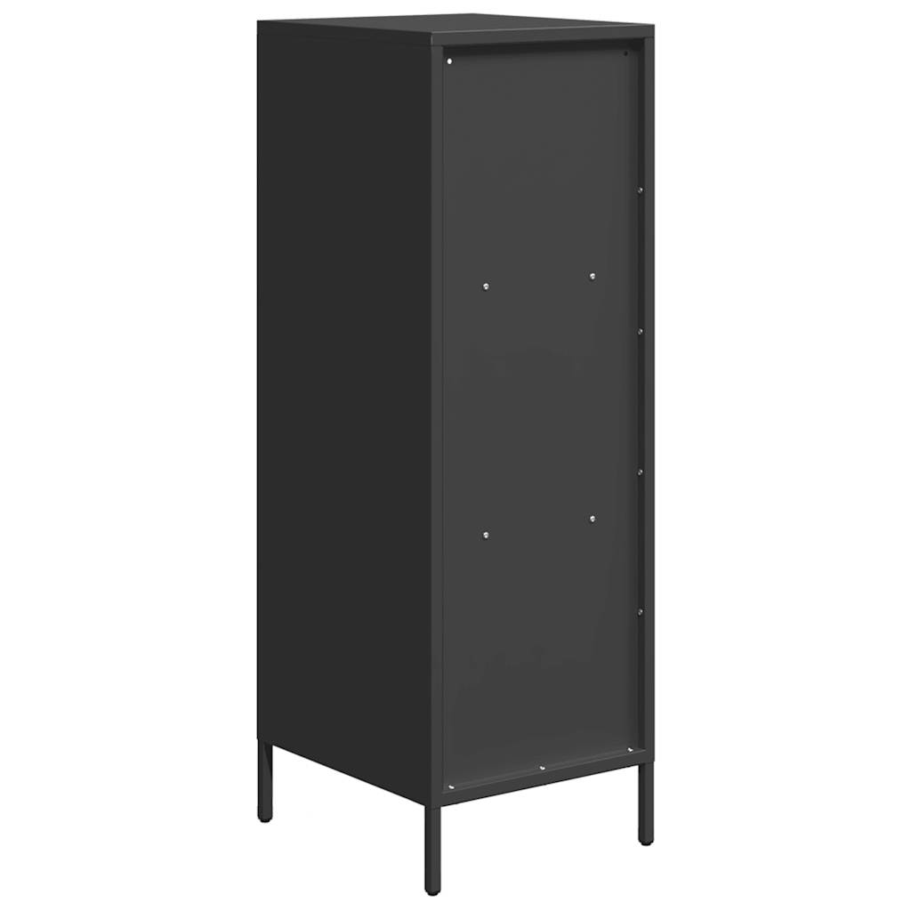 Skříň Černá 35 X 39 X 103,5 Cm Ocel