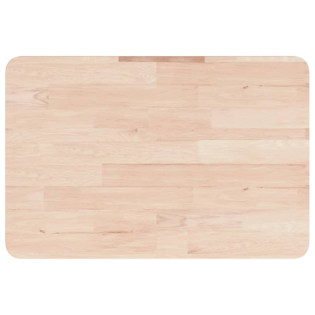 Deska Pod Umyvadlo Nástěnná Ocel A Masivní Dubové Dřevo Hnědá A Bílá