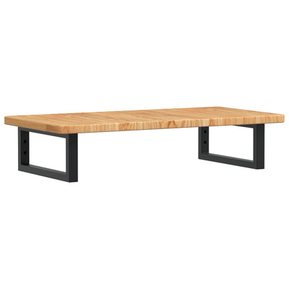 Deska Pod Umyvadlo Nástěnná Ocel A Masivní Dubové Dřevo