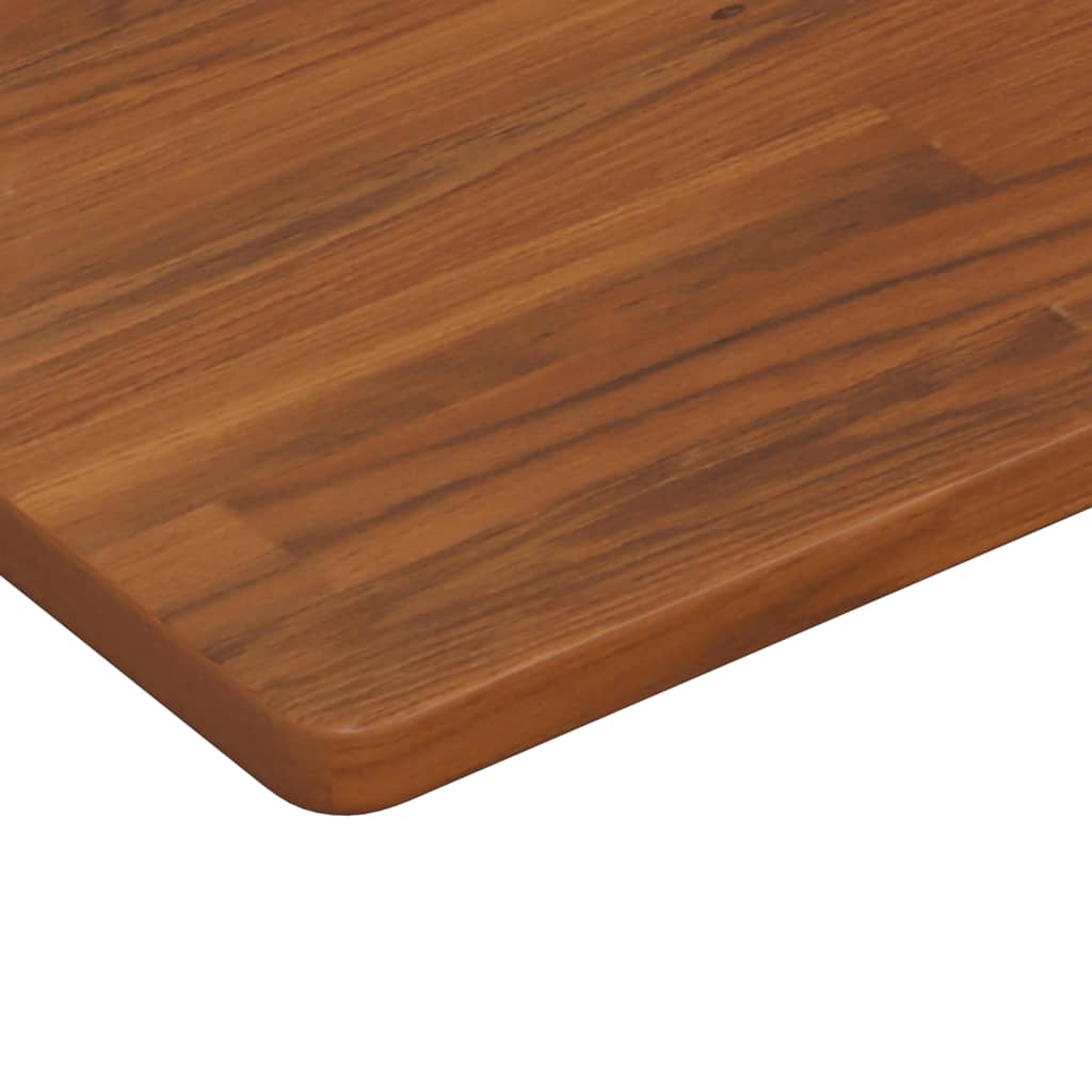 Deska Pod Umyvadlo Nástěnná Ocel A Masivní Dubové Dřevo Tmavě Hnědá A Bílá