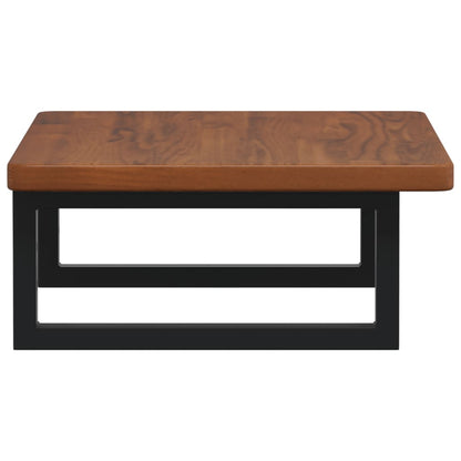 Deska Pod Umyvadlo Nástěnná Ocel A Masivní Dubové Dřevo