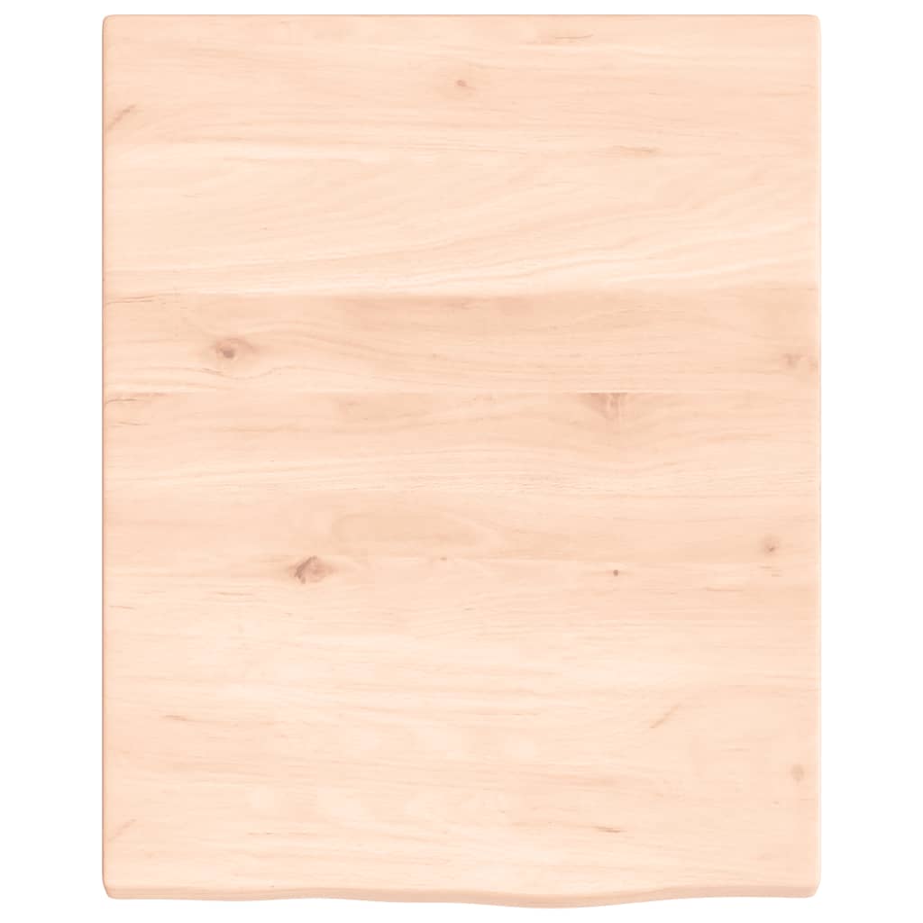 Deska Pod Umyvadlo Nástěnná Ocel A Masivní Dubové Dřevo