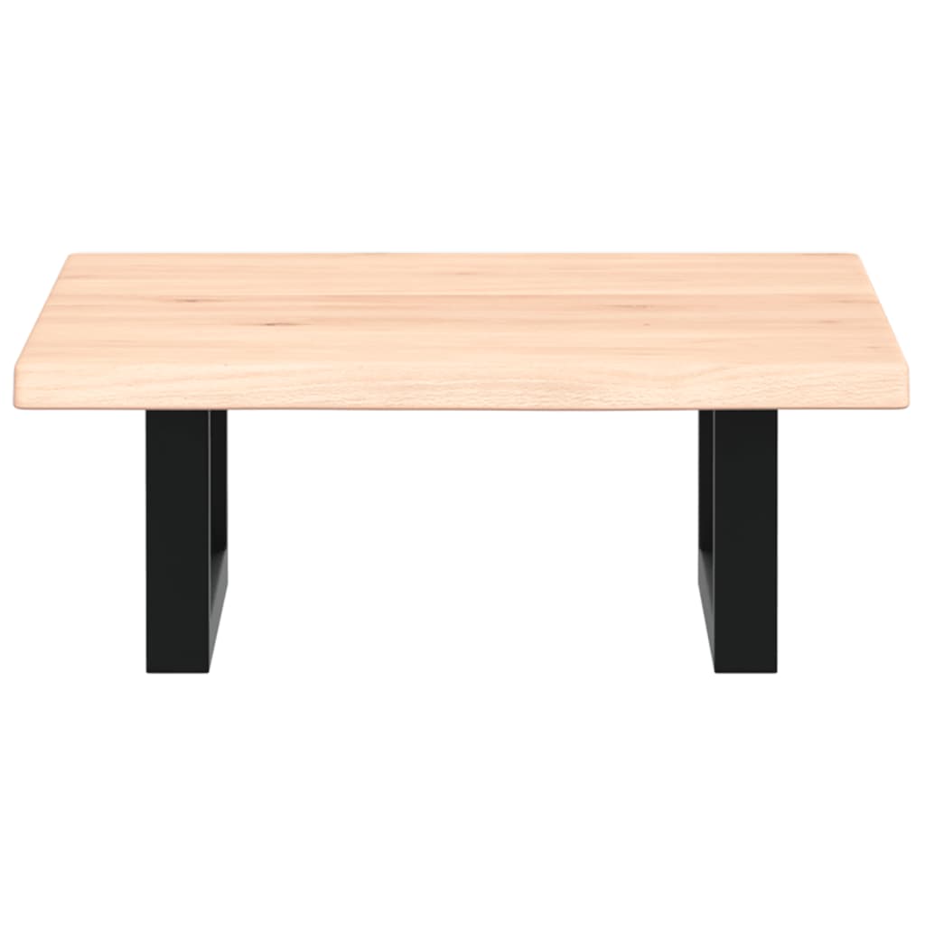 Deska Pod Umyvadlo Nástěnná Ocel A Masivní Dubové Dřevo