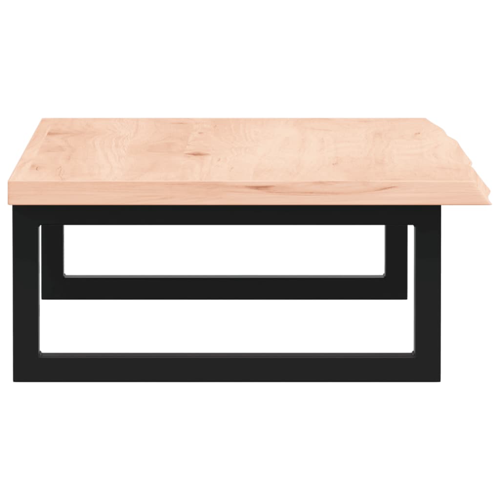 Deska Pod Umyvadlo Nástěnná Ocel A Masivní Dubové Dřevo