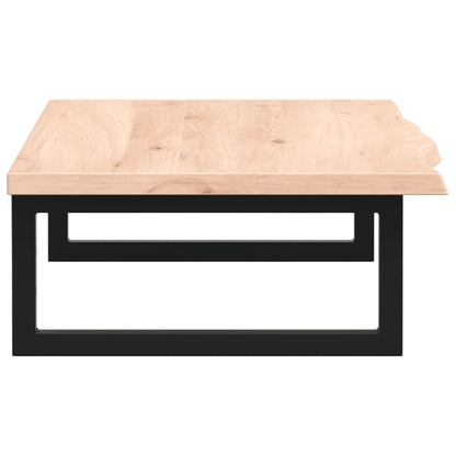 Deska Pod Umyvadlo Nástěnná Ocel A Masivní Dubové Dřevo