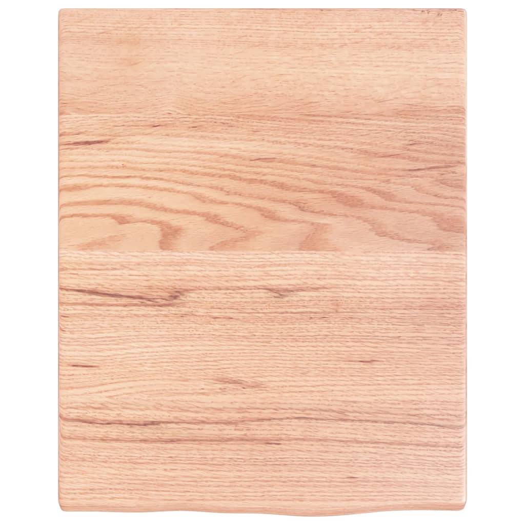 Deska Pod Umyvadlo Nástěnná Ocel A Masivní Dubové Dřevo