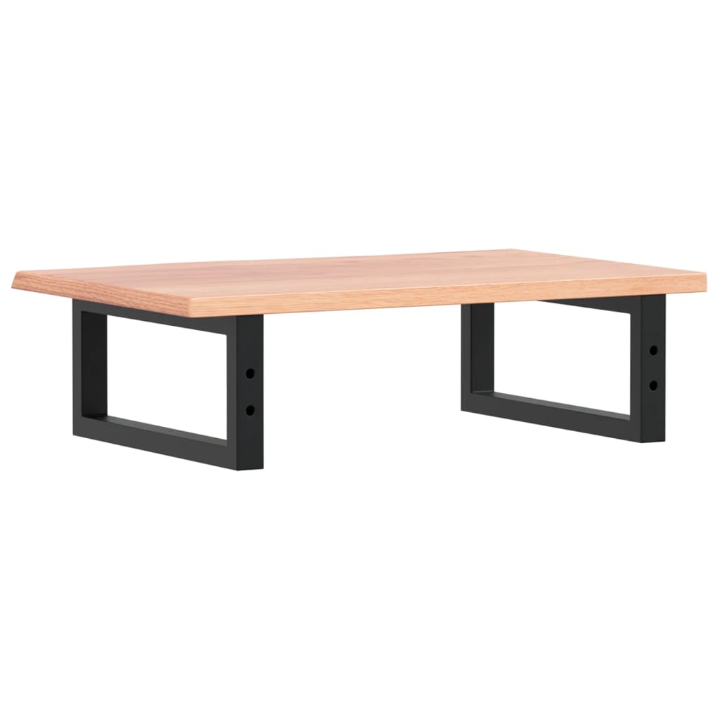 Deska Pod Umyvadlo Nástěnná Ocel A Masivní Dubové Dřevo