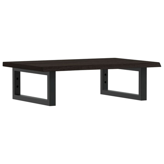 Deska Pod Umyvadlo Nástěnná Ocel A Masivní Dubové Dřevo