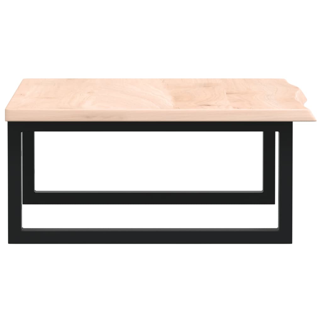 Deska Pod Umyvadlo Nástěnná Ocel A Masivní Dubové Dřevo