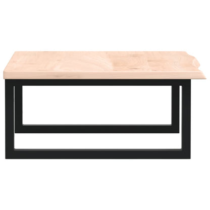 Deska Pod Umyvadlo Nástěnná Ocel A Masivní Dubové Dřevo