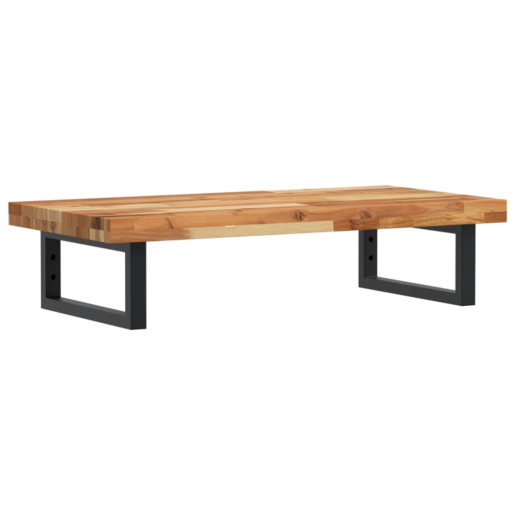 Deska Pod Umyvadlo Nástěnná Ocel A Masivní Akáciové Dřevo