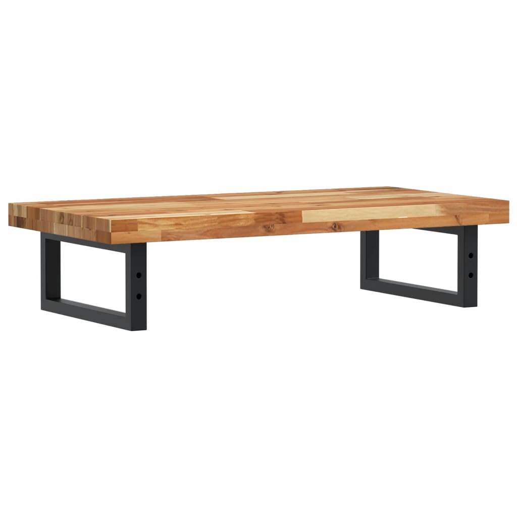 Deska Pod Umyvadlo Nástěnná Ocel A Masivní Akáciové Dřevo