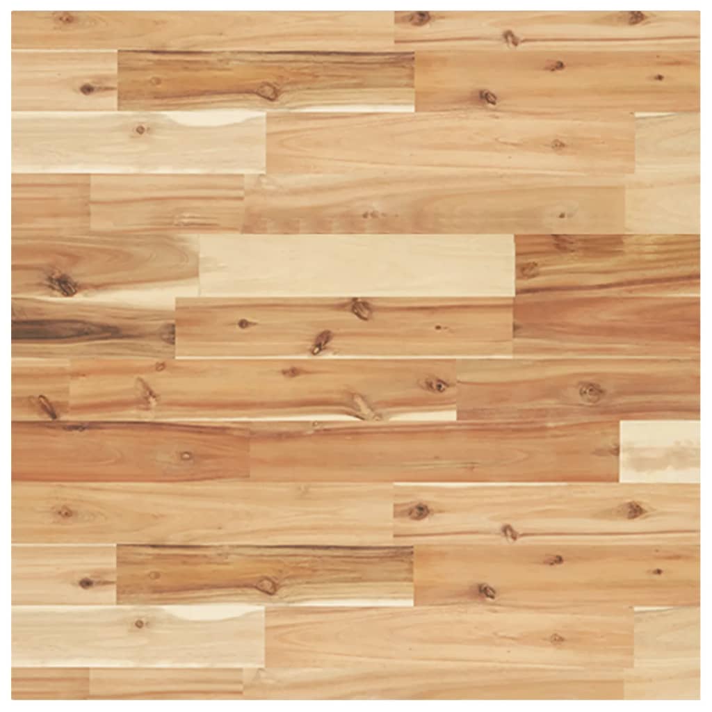 Deska Pod Umyvadlo Nástěnná Ocel A Masivní Akáciové Dřevo Tmavě Hnědá A Bílá