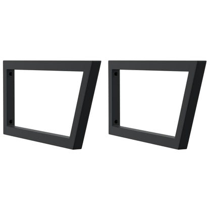 Deska Pod Umyvadlo Nástěnná Ocel A Masivní Akáciové Dřevo Hnědo-Černá