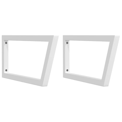 Deska Pod Umyvadlo Nástěnná Ocel A Masivní Akáciové Dřevo Tmavě Hnědá A Bílá