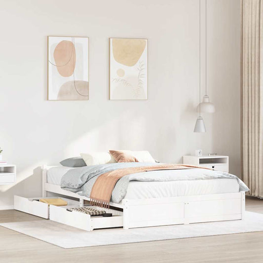 Postel Bez Matrace Masivní Borovice