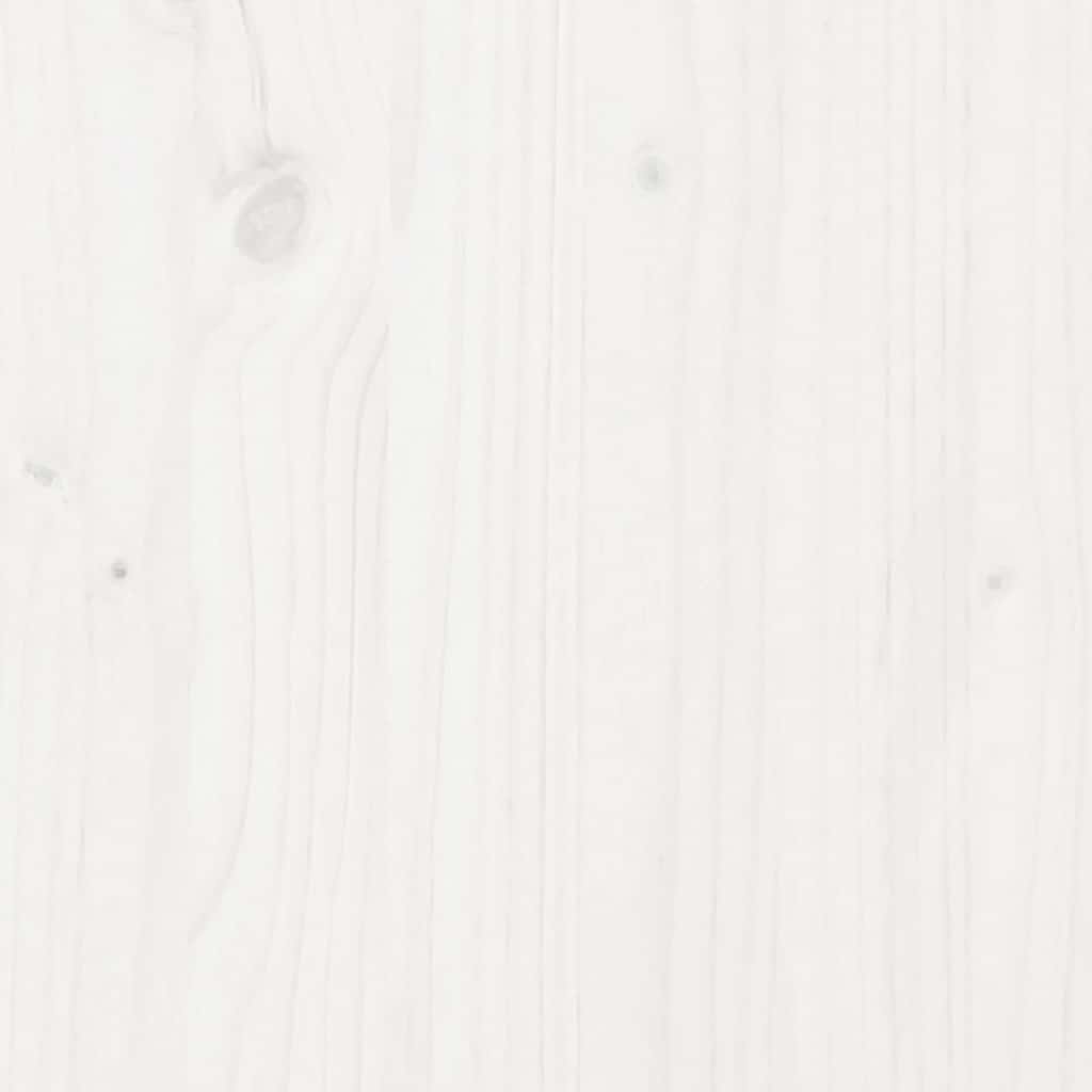 Rám Postele Se Zásuvkami Bílý Masivní Borovice