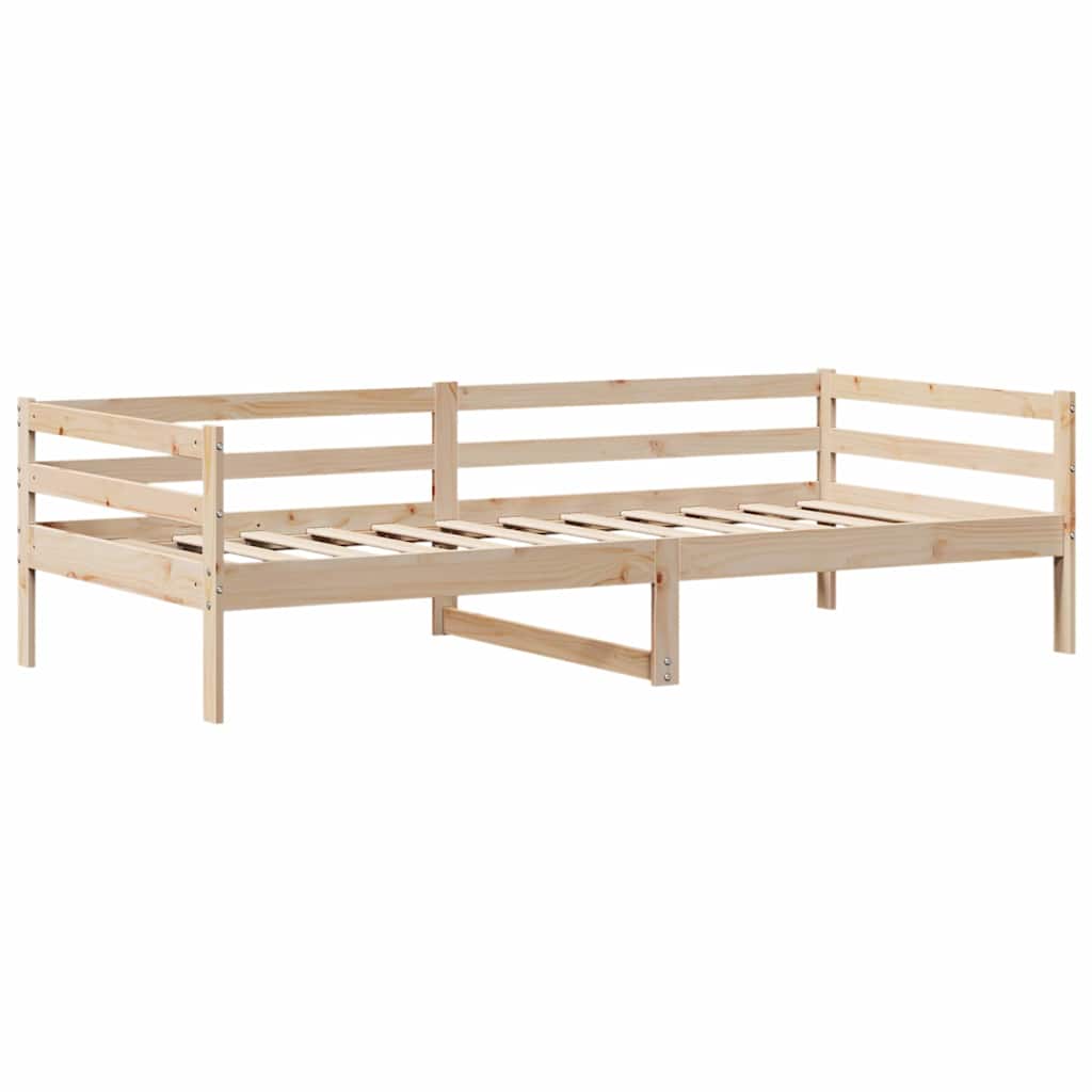 Válenda Se Zásuvkami 90 X 200 Cm Masivní Borovice Modrá