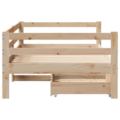 Válenda Se Zásuvkami 80 X 200 Cm Masivní Borovice