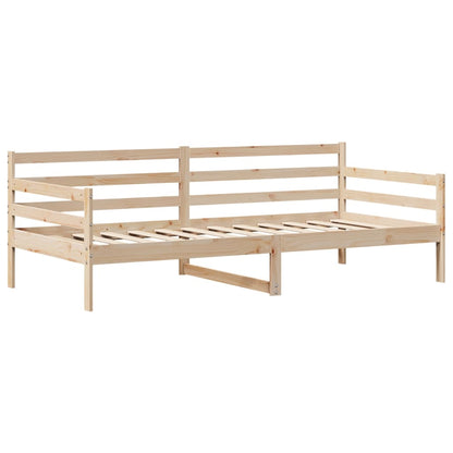Válenda Se Zásuvkami 90 X 200 Cm Masivní Borovice Černá