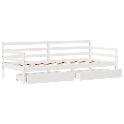 Válenda Se Zásuvkami 90 X 200 Cm Masivní Borovice