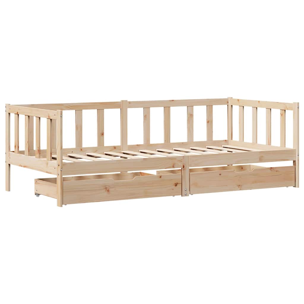 Válenda Se Zásuvkami Masivní Borovice