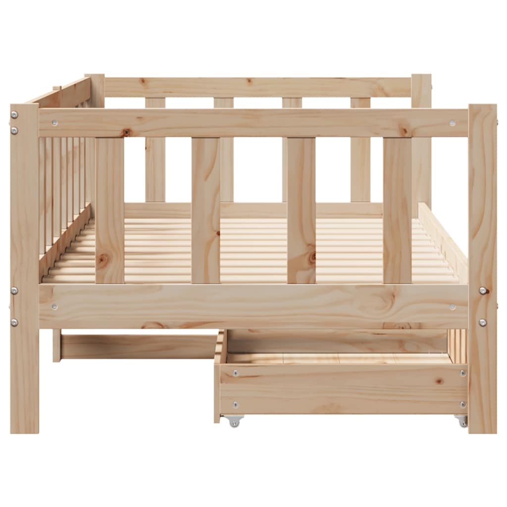 Válenda Se Zásuvkami Masivní Borovice