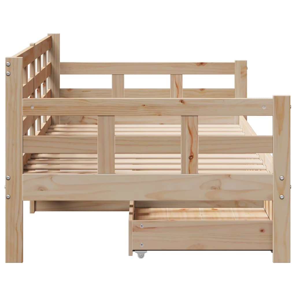 Válenda Se Zásuvkami Masivní Borovice
