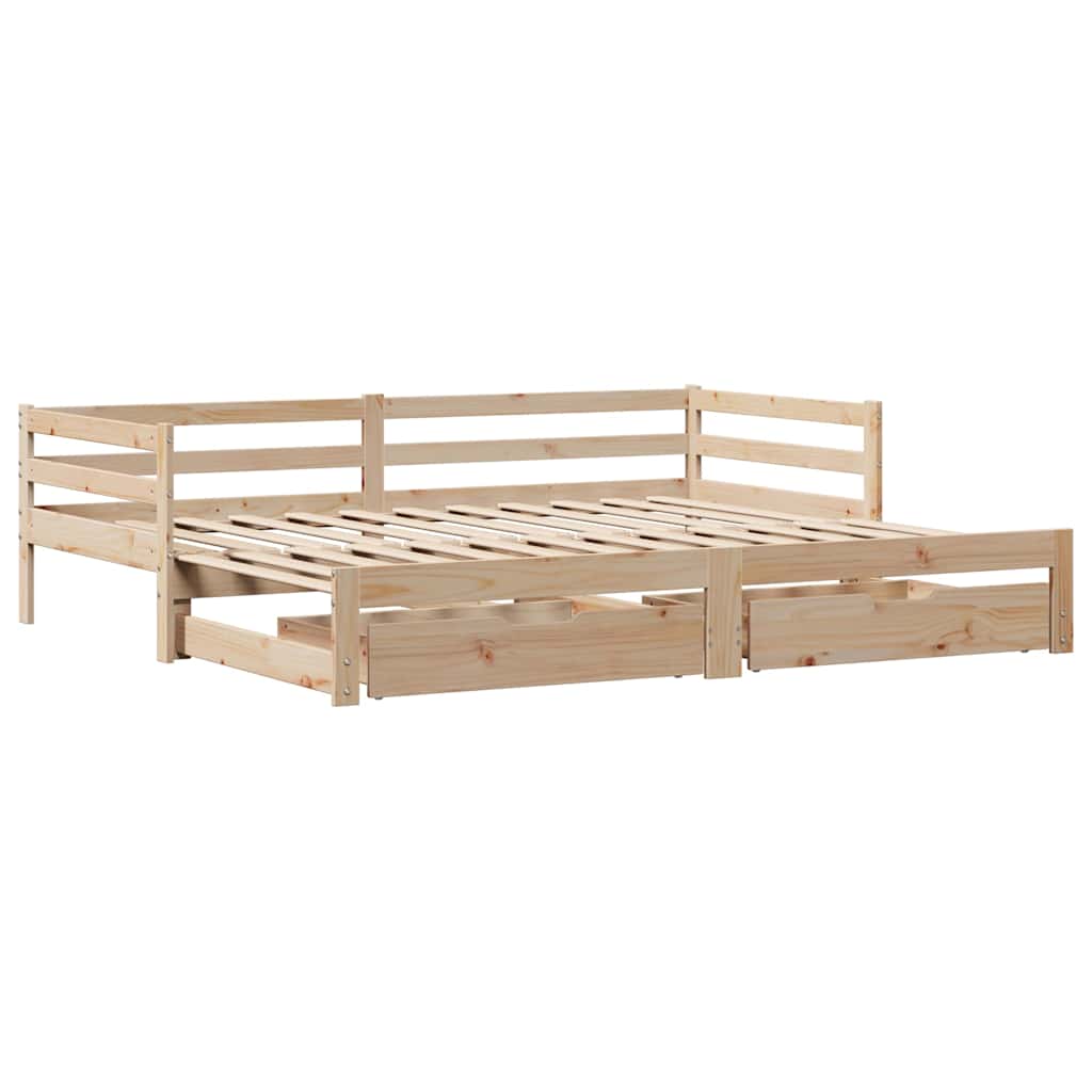 Válenda S Přistýlkou A Zásuvkami Bez Matrace 90X190 Cm