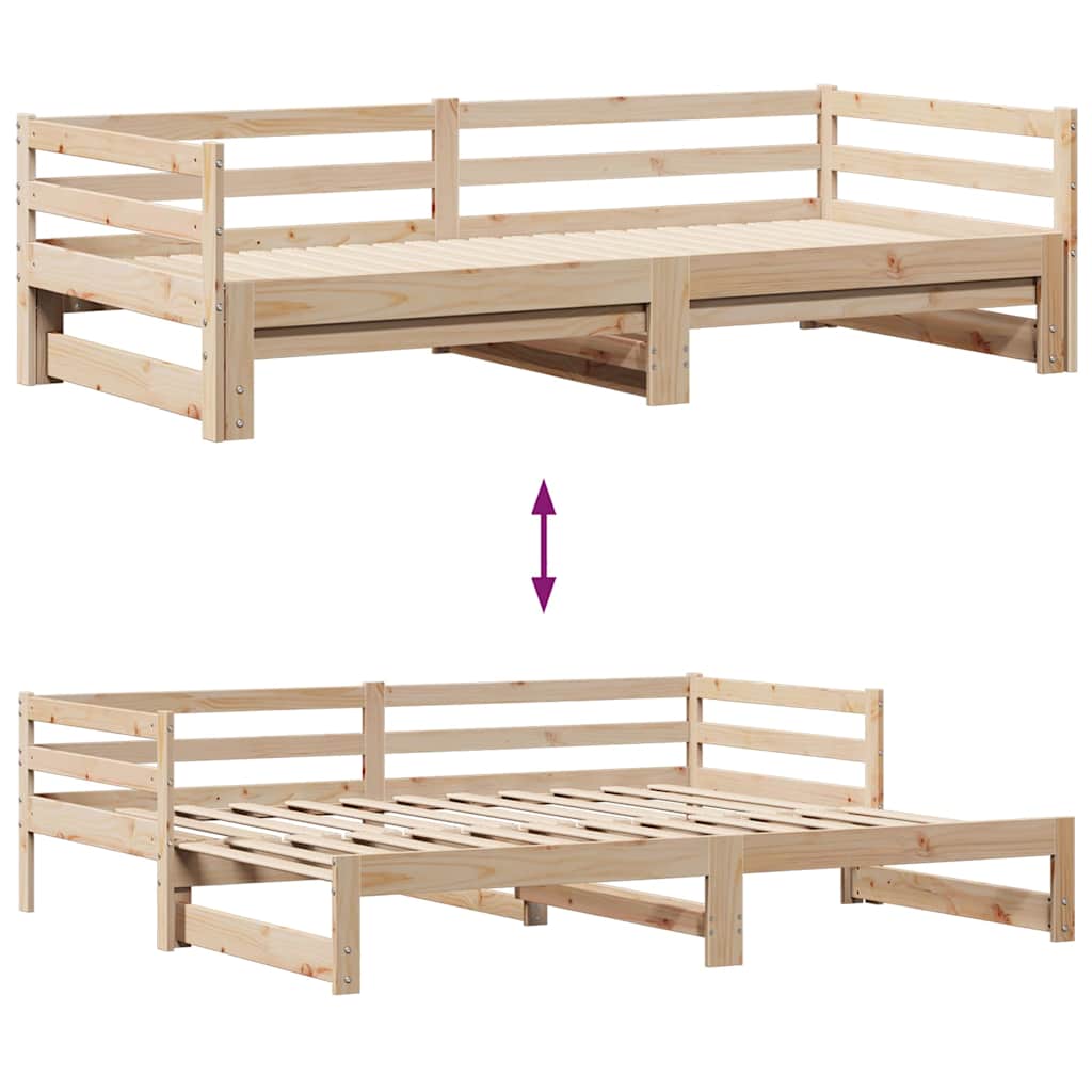 Válenda S Přistýlkou A Zásuvkami Bez Matrace 90X190 Cm