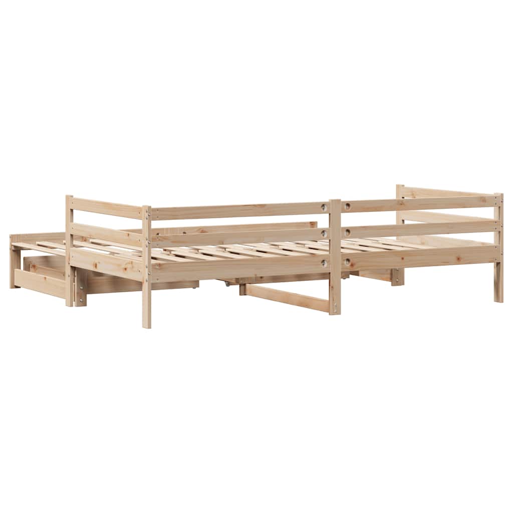 Válenda S Přistýlkou A Zásuvkami Bez Matrace 90X190 Cm