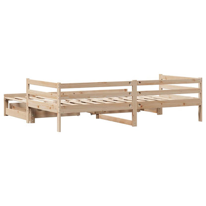 Válenda S Přistýlkou A Zásuvkami Bez Matrace 90X190 Cm