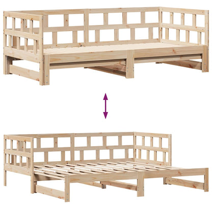 Válenda S Přistýlkou A Zásuvkami Bez Matrace 90X200 Cm Černá
