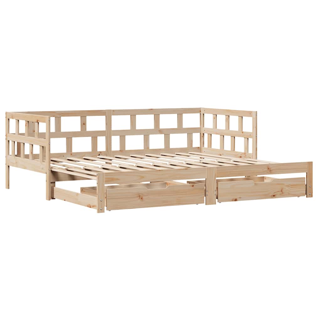 Válenda S Přistýlkou A Zásuvkami Bez Matrace 90X190 Cm