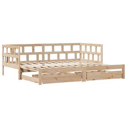 Válenda S Přistýlkou A Zásuvkami Bez Matrace 90X190 Cm