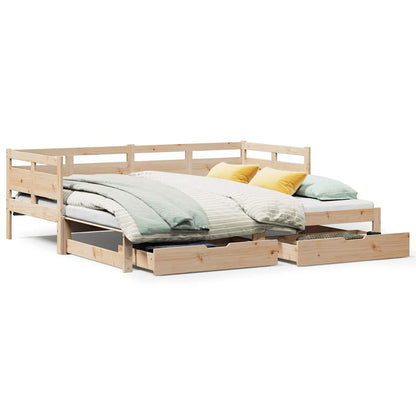 Válenda S Přistýlkou A Zásuvkami Bez Matrace 90X190 Cm