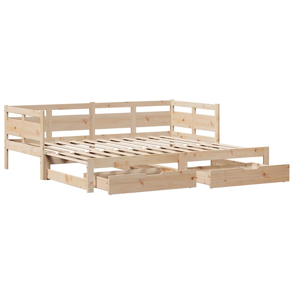 Válenda S Přistýlkou A Zásuvkami Bez Matrace 90X190 Cm